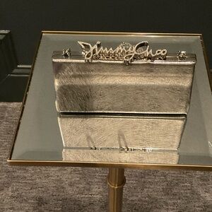 Jimmy Choo Silver Clutch